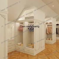 D182White-french-wardrobe Wooden Wardrobe Modern Luxury Storage Cabinet For Home Furniture Bedroom Clothes