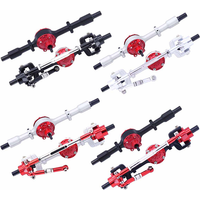Metal Upgrade Front And Rear Axle Assembly,For WPL 1/16 C14 C24 B14 B24 B16 B36 JJRC Henglong Feiyu RC Car Parts
