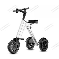 Ultra-light Safety Portable Folding Lithium Battery Aluminum Alloy Brushless Motor Three 3 Wheel Electric Scooter Tricycle