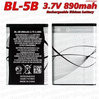 BL 5B Battery 890mAh 3.7V Lithium Batteries for Nokia 5300 5320 5500 N80 N90 7360 3230 5070 3220 6120c Mobile Phone Bl5b Cell