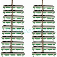 20pcs 60mm Straight Slide Liner Potentiometer A103 B103 10K Ohm Mixer Fader Variable Resistors 6pins Dual Channel Fader