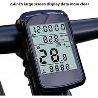 Waterproof Wireless GPS Cycling Computer USB Rechargeable Odometer Speedometer for Road Mountain Bikes