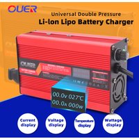 58.8V 5A Lithium Battery Charger Usd For 14S 51.8V 52V With OLED Display Fast Charger