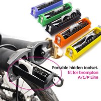 AliExpress NONE Bicycle Hidden Repair Tools Outfit For Brompton Magnet Frame Inner Storage Bag And Wrench Mini Bicycle Mounting Repair Tool Box