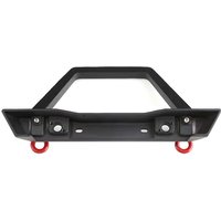 Metal Front Bumper W/ Lights Lamp Upgrades Parts Accessories For 1/10 Rc Crawler Axial Scx10 Ii 90046/47 Trax Trx-4