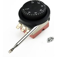 12V Adjustable Electric Fan Thermostat Switch Radiator Temperature Control Probe Universal Auto Knob Temperature Control Switch