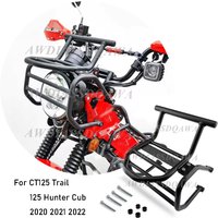 For CT125 Trail 125 Hunter Cub 2020 2021 2022 high quality CNC aluminum Headlight Guard Front Rack Luggage Fit