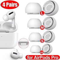 Silicone Ear Tips Protective Earplugs Noise Reduction Hole Earbuds Cover Replacement Ear-Pads For Apple Airpods Pro 1 2
