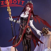Genshin Impact Rosaria Cosplay Game Suit Costume Dress Uniform Anime Special for Halloween Costumes Women Outfit Customized