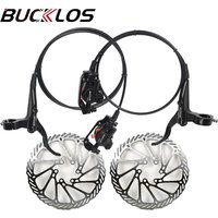 AliExpress BUCKLOS Mtb Hydraulic Disc Brake 2 Pistions Bicycle Brake Caliper Front Rear 800/1500mm Mountain Bike Lever Cycling Brake Parts