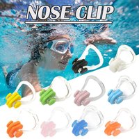 Soft silicone nose clip Reusable waterproof Swimming nose clip Surfing Nose Plugs for Adults Children Pool Supplies Accessories