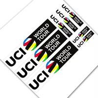 AliExpress Kit For UCI World Tour Stickers MTB Road Bike Frame Decals Adhesive 16 Pcs