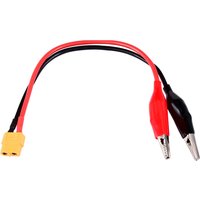XT-60 Connector Cable RC Alligator Clips for SKYRC NC2500 Pro Charger Motor Run-in line Measure Tool 14AWG 20cm