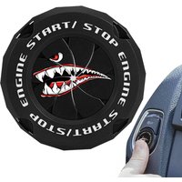 Push To Start Button Cover Engine Start Button Cover Car Ignition Button Cover Sleek Button Decoration Protector
