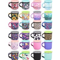1/4Pcs Reusable Ice Cream Sleeves with Handle, Neoprene Insulated Sleeves for Ninja Creami Pints, Frozen Dessert