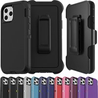 3 IN 1 Heavy Duty Armor Shockproof + Belt Clip Case For iPhone 16 14 13 12 11 15Pro MAX 12/13 MINI XSMAX XR X XS SE 6 7 8 PLUS