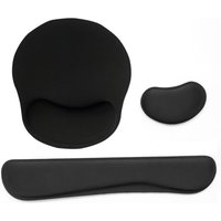 Mouse Pad Memory Foam Mouse Mat Keyboard MousePad Set Ergonomic Wrist Pad Mice Mat ,For Office Computer Laptop moise pad