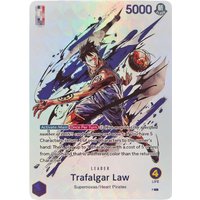 One Piece Trafalgar Law Leader Card English Version Holographic Foil Texture Perfect Condition DIY Premium Anime Collection Card