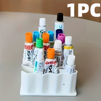 1pc Ointment Storage Box,Multi-Layer Vertical Desktop Organizer,Sturdy Durable,Black and White Design,storage boxoffice supplies