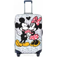 Dustproof Anti-Scratch Luggage Cover Fashion M-Mickeys Print Elastic Fits 18-32 Inch Suitcases Washable Durable For Travel