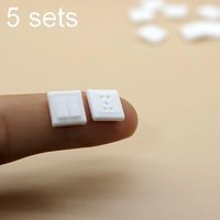 NEW 10PCS 1/12 Dollhouse Miniature Furniture Scene Props Mini Switch And Socket Model Doll Decoration DIY Accessories Toys