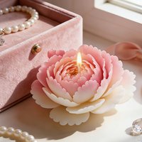 Silicone Candle Mold Exquisite Candle Resin Mold 3d Flower Candle Mold Non-Toxic For Resin Craft Handmade Gift Soap Making