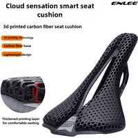 AliExpress enlee ENLEE NEW bicycle 3D printed saddle road mountain bike comfortable shock-absorbing carbon fiber saddle cycling equipment