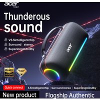 Acer OSK252 Bluetooth Speaker, 5.3 Chip, 58mm Driver RGB Light, 4000mAh Battery, Type-C Fast Charging, Portable for Outdoor/Camp