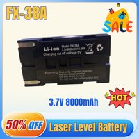 3.7V 8000mAh Rechargeable Lithium Battery Replacement Part for Red/Green Laser IE16 IE12 and IE16R Cross Line Laser Level