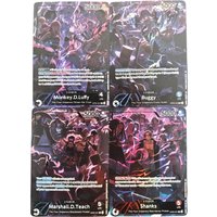 Proxy One Piece English Version 2nd Anniversary Set Promotion Cards Teach Luffy Shanks Buggy OP09 PR Game Collection Card
