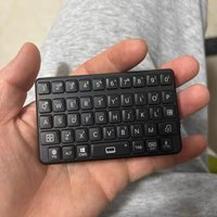 EXknight Retro Mini Keyboard Bluetooth Touchpad Design Universal for Windows/Android Compact Phone blackberry Keypad Accessories