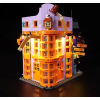 No Model LED Lighting Set Suitable for LEGO Diagon Alley Weasleys Wizard Wheezes 76422 (Excluding Building Blocks)