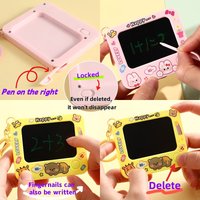 Mini Drawing Board Keychain for Kid Erasable Writing Pad Toy Keychain Clip Drawing Board Boys and Girls Birthday Party Favor