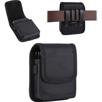 Flip Phone Pouch Bag Waist Holster Case with Belt Clip Cover for Samsung Z Flip 6 5 4 3 2,Motorola Razr/50/40 Ultra