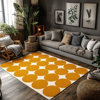 Boho Area Rug Non Slip Washable Indoor Outdoor Carpet Modern Abstract Geometric Pattern Accent Rug Living Room Floor Mat Home De