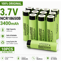 Oryginalna bateria NCR18650B 3400mAh 3.7V 18650, akumulator litowo-jonowy z wypukłym biegunem, do latarki, przenośnego wentylatora, golarki, lampy czołowej, power banku, szybka wysyłka z UE.