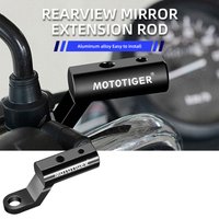 AliExpress NONE 1PCS Universal Motorcycle Rearview Mirror Extension Bracket High Quality Riser Expander Adapter Holder Motorbike Bicycle Accesso