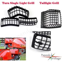 4PCS Motorcycle Scooter Front Rear Turn Signal Light Grille Cover Protector Guard For Piaggio PX VSX VNX LML Star T5 125 150 200