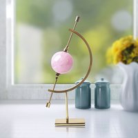 Boule de Verre en Forme de Globe, Couleur Or, Argent, Noir, Présentoir Décoratif, Ornement de Maison, 1 Pièce