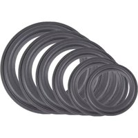1Pcs Rubber Speaker Edge Repair Ring 3/4/5/6.5/7/8/10/12 Inch Suspensions Surround Subwoofer Repair Foam Folding