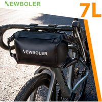 NEWBOLER Bike Front Bag 7L Large Capacity Storage Waterproof Multifunction Cycling Handlebar Bag Road MTB Bicycle Frame Tube Bag