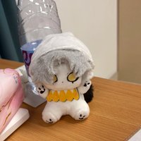 10cm Anime Game Attributes Kawaii Cosplay Soft Cotton Doll HugHug Body Pierrot Cartoon Cute Mini Toy Figure Fans Collection Gift