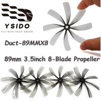 2/4Pairs 89MMX8 89mm 3.5inch Propeller 8-Blade Prop 5mm Shaft CineWhoop ProTek35 For RC FPV Racing Drone Quadcopter Duct DIY
