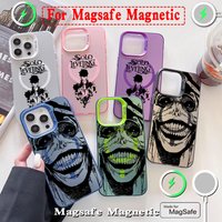 Anime Solo Leveling Magsafe Magnetic Phone Case for IPhone 11 12 13 14 15 16 Pro Max Plus Lens Creative Border Plated Cover
