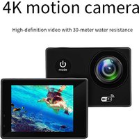 New Ultra HD 4K Action Camera 30fps/170D Underwater Helmet Waterproof 2.0-inch Screen WiFi Remote Control Sports Go Video Camera