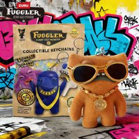Original Fuggler Keychains Blind Boxs Mystery Bags Action Figures Toys Funny Ugly Teeth Monster Keyring Pendant Collectible Gift