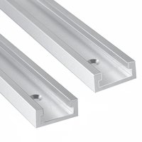 Aluminium Alloy T-track Slot Miter Track Jig Fixture T-Slot -Woodworking Chute Rail - T Slider Fixture Slot Slide Limit Guide