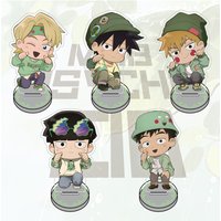 Mob Psycho 100 10cm Casual Green Outfit Themed Acrylic Stand Figures keychain Anime Collectible Standee Desk Decor Gift for Fans