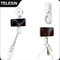 TELEISN Mini Magnetic Smart Phone ZOOM Remote Selfie Stick Tripod For Iphone 17 16 15 14 13 Pro Promax HUAWEI XIAOMI SAMSUNG