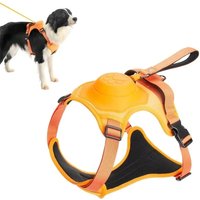 Dog Collar Harness for Medium Large Dogs Explosion-proof Punch Breathable Adjustable Pet Harness Vest Outdoor Outdoor Training